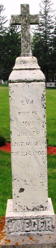 Eva Meyer married John Jaeger and they had two sons together before her death.