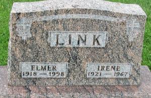 Elmer Link, Maria Josephine Breitbach & William Link's grandson, & his wife Irene Hoffman.