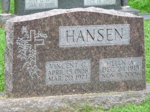 Vincent Hansen (Angela Susanna Konzen Hansen's grandson) and his wife Helen Breitbach