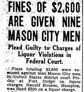 16 Nov 1929 issue of the Mason City Globe-Gazette